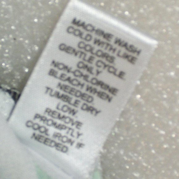 CATO Sz M NWT Button Down Shirt Hi-Lo Twist Front Green Black & White Stripes - Picture 11 of 11